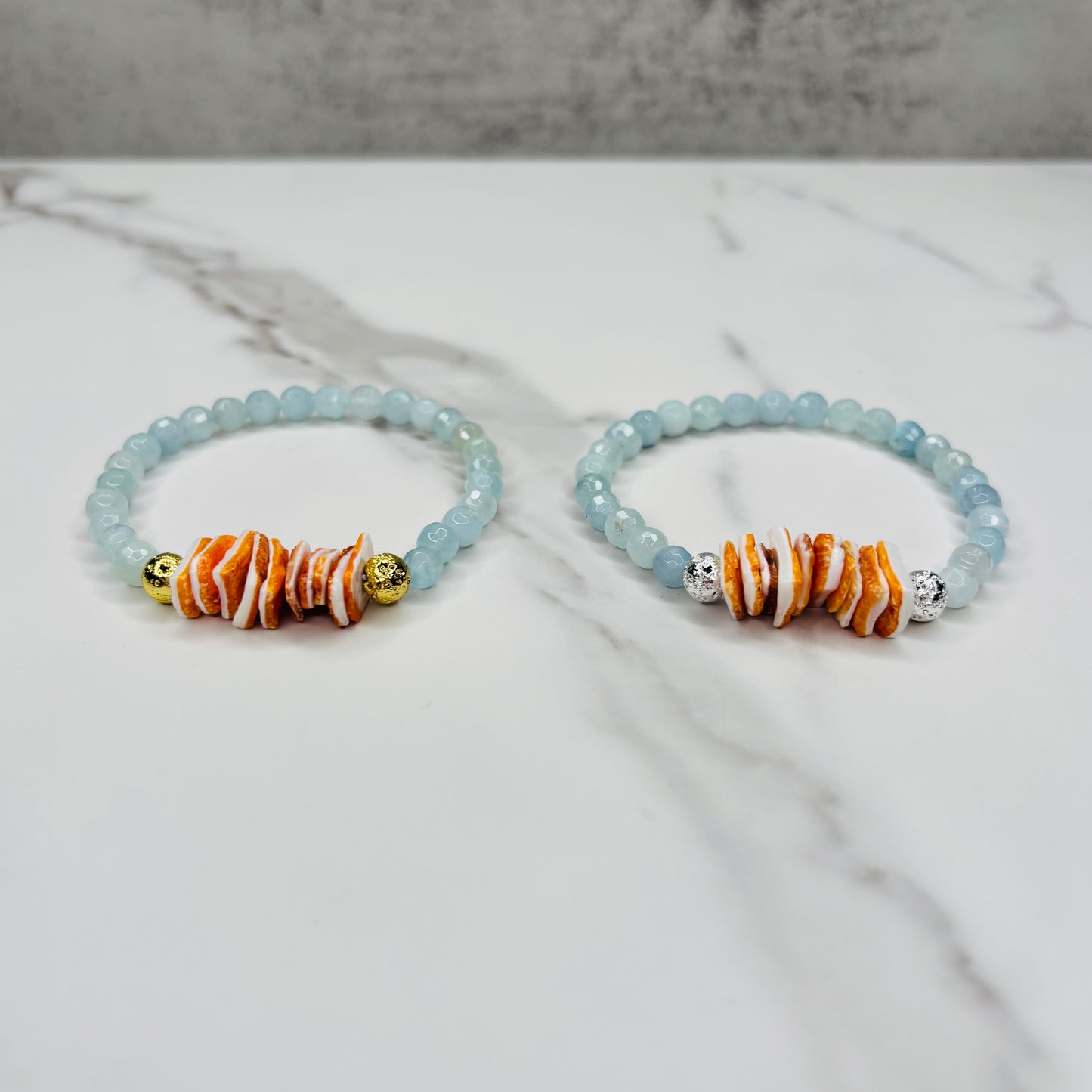 Beachy Spiny Oyster Stretch Bracelet